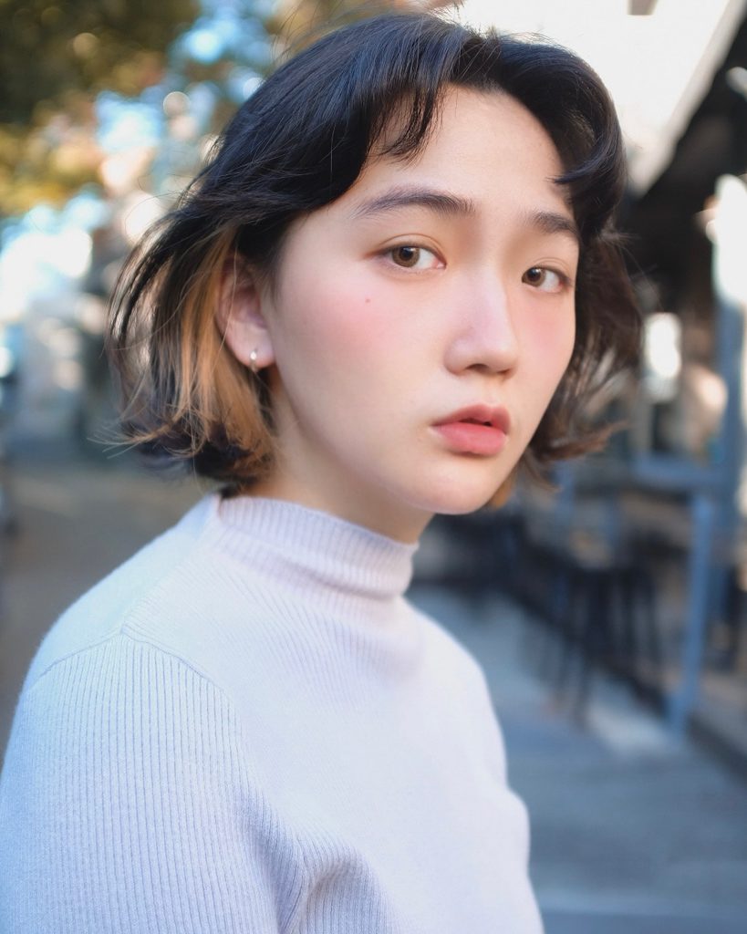 短髮耳圈染