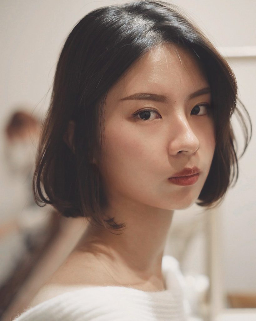 女生短髮燙髮