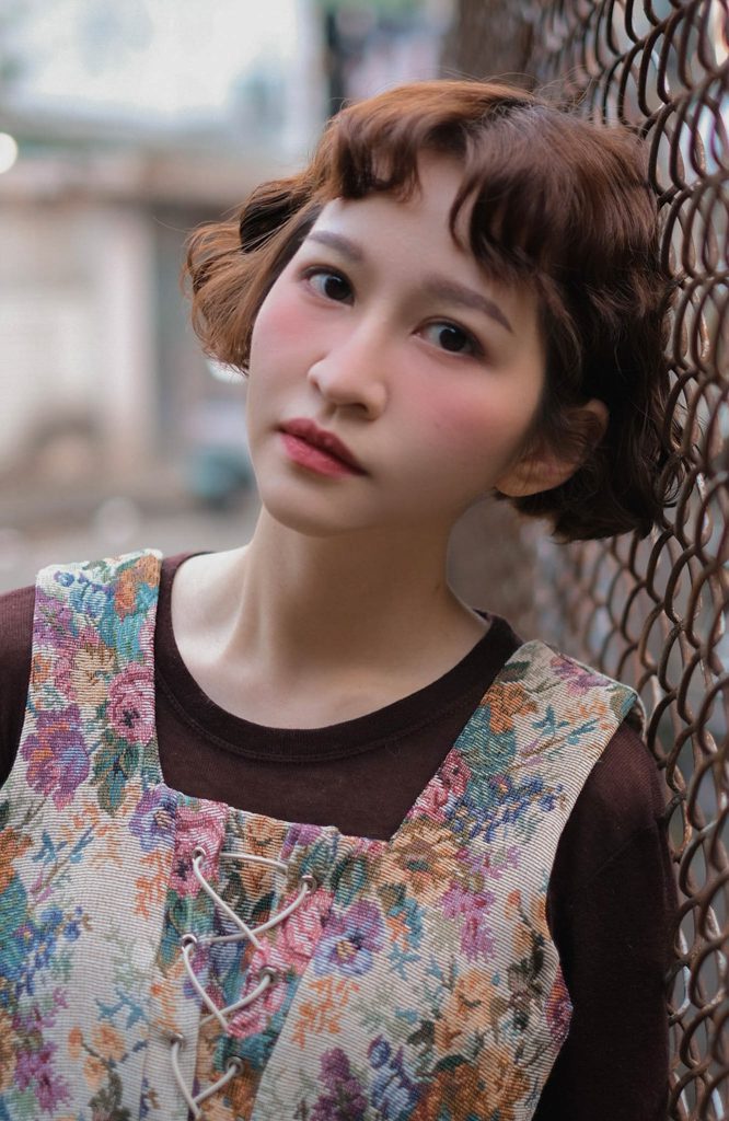 俏皮風格波紋短髮燙髮
